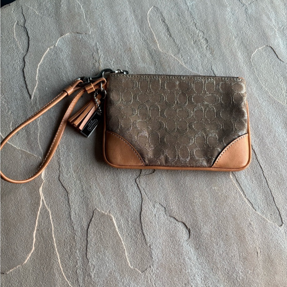 Vintage Coach Wristlet
